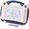 OSDUE Tavoletta Grafica, 4 Colori Lavagnetta Magica Portatile Cancellabile con Penna, Tavola da Disegno(Blu)