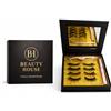 Generico Ciglia Finte Magnetiche Naturali Senza Colla - Kit 5 Paia con Eyeliner Magnetico Lunga Durata - Ciglia Magnetiche Effetto Naturale - Box Premium con Specchio