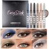 Lissymuse Ombretto Stick Occhi, 6pcs Lunga Durata Colore Intenso Palette Ombretti Crema - Texture Cremoso Matitone Ombretto Occhi, Impermeabile Shimmer Eyeshadow Sticks, Creare Glitter Trucco Occhi