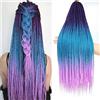 TAOYEMY Box Crochet Braids Hair Extensions 6 Packs 24 inch Synthetic Braiding Hair Extension 22 Strands/Pack Crochet Hair Extension (56#, 24 inch)