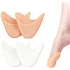 SWYZOR Salvapunte Silicone Danza Classica, 2 Paia Proteggi Dita Piedi, Punte Danza Classica, Scarpette da Ballo, Alleviano la Pressione Sulle Dita dei Piedi e Prevengono le Vesciche
