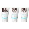 BULLDOG SKINCARE FOR MEN BULLDOG SKINCARE - Crema idratante protettiva SPF 15, 100 ml, arricchita con aloe vera, adatta a tutti i tipi di pelle, confezione da 3