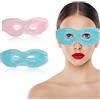 VOSSOT 2 mascherine rinfrescanti per gli occhi, maschera rinfrescante per gli occhi, maschera rinfrescante per l'emicrania, occhiaie, mal di testa, occhi secchi, gonfi