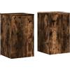 vidaXL Supporti per Piante 2 pz Rovere 30x30x50 cm Legno Multistrato, Supporto per Fiori, Porta Fiori, Supporto per Piante da Interno, Porta Piante