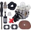 JOJOCY Kit carburatore C1M-S267A FS56RC per decespugliatore Stihl FS40, FS50, FS56, FS70, FC56, FC70, HT56, HT56C, KN56, sostituisce 41441200608