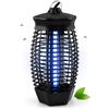 Sinote Store Zanzariera Elettrica UVA 6W, Antizanzare con Vaschetta, Nero