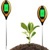 HUIKUANGEU Misuratore di Umidità del Suolo,4 in 1 Misuratore del Suolo,Tester per Il Suolos,Suolos Acqua Monitor,Igrometro per Piante,per Giardino,Serra,Prato