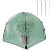 MoSundi Mini serra copertura per piante da giardino con chiodi da terra trasparente per piante da interno ed esterno 60 x 60 x 60 cm (B)