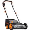 VonHaus Spazzolatrice per Erba Sintetica Elettrica, Spazzatrice Prato Sintetico, con Sacca di Raccolta, 5 Altezze Regolabili, Larghezza di Lavoro 330-380mm, Manico Pieghevole (1500W)