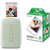 instax Fujifilm mini Link 3 Sage Green | Mini Stampante per Smartphone + Confezione da 20 Pellicole mini