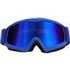 Generic Occhiali da Sci per Bambini con Rivestimento HD e Protezione UV per Sport Sulla e Avventure All'aria Aperta, Perfetti per Snowboard e Slittino, Realizzati in Resistente PC e Silicone (BLUE)