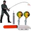 Generic Luce Canna da Pesca Impermeabile, Clip LED Stick Luminoso per Notturna