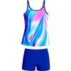 Generico Costumi Ragazza,Costumi da Bagno Tankini per Ragazze Top A Canotta Fluidi con Pantaloncini Costumi da Bagno A Due Pezzi per Ragazze Adolescenti