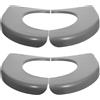 VILLCASE 2 Pezzi Copriwater da Viaggio in Plastica e Adulti, Cuscino Pieghevole per Wc Portatile, per Viaggi in Aereo e Campeggio