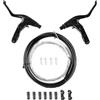 NHABXGDS Set di Freni a Disco Meccanici per Bicicletta Set di Freni a Disco a trazione lineare per Mountain Bike Pinze Freno MTB Rotore G3 da 160 mm(Brake Lever-Cable)