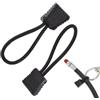 Generico Clip Elastico Tubo Da Sub Cinghie di Fissaggio con Linguette 2 Pezzi