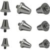 GMBYLBY Tacchetti Ricambio per Borchie da Calcio in Alluminio da 12 Borchie per Scarpe da Calcio Spikes Calcio per Tacchetti Ricambio in Alluminio Resistenti per Stivali
