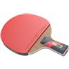 uoXHFdh Racchetta da ping pong professionale con custodia for il trasporto, 5 lame in legno + 2 in carbonio, racchetta(A)