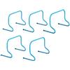 UBOHUZ 5 Pezzi di Ostacoli da Calcio, Attrezzatura Portatile for l'allenamento velocità e agilità, Scala Sicurezza for, for Esercizi Squadra per Allenamento Sportivo(5Pcs 30cm Green)