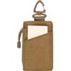 Générique Portafoglio impermeabile con chiusura lampo, custodia compatta per monete per adolescenti, 13 x 8 x 0,39 pollici con chiusura sicura, accessorio da viaggio in nylon robusto, Nero , Fare riferimento