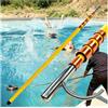 Generic Gaff for Barche, Asta Telescopica for Gancio di Salvataggio for Piscina in Fibra di Vetro, Asta di Presa Acqua Galleggiante Regolabile Piscina E Salvataggio Marino(Yellow,4M/13.1FT)