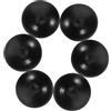 FUNOMOCYA 6 Pezzi Tappi in Gomma per Trampolino Cappucci Protettivi per Aste Ricambio Professionali Accessori per Trampolino Nero Resistente per Uso Esterno