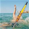 Generic Asta di Salvataggio Telescopica Leggera in Fibra di Vetro, Gancio Piscina Regolabile, Asta telescopica Piscina Lavori di Salvataggio di Piscine(Yellow,4M/13.1FT)