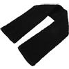 Toyvian Copertura Protettiva Morbida per Sottopancia Nero in Pile, Facile da Installare e Rimuovere, per Cavalli in Salto e Allenamento, Dimensioni 96x13cm