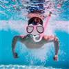 Generico Kit di attrezzatura per occhialini da sub per bambini sicuri per lo snorkel