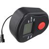 Auratrove Contapassi in ABS, accessorio per il fitness per stepper e cyclette, monitor LCD nero con tempo/velocità/distanza/calorie