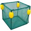 Generic Gabbia Galleggiante Pesci vivi Aperta, Telaio in Acciaio Rivestito(90x90x90cm)