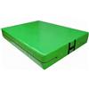 KiBcsLic Materassino da Ginnastica Spesso Tappetino da Tumbling Portatile Tappeto per Atleti, Verde