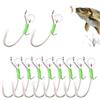 Jeruytgh Ami Da Pesca Al Bass 10 Pezzi Terminale Luminoso Con Armo Da Pesca