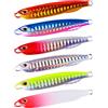 Generic XILILHC 6PC Esche Slim Metal Casting Jig 10G 15G 20G 30G 40G Shore Drag Long Cast Cucchiaio da Jigging Richiamo di Pesca in Mare Esca Artificiale Attrezzatura(6pcs-No Hook-A,40g)