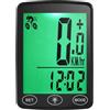 YATINGZHANG Contachilometri Bici Computer da bici impermeabile con display della temperatura del contachilometri tachimetro bicicletta(Wireless)