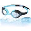 Generico Kids Swimming Goggles | Anti-Fog Leakproof Wide View Goggles