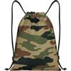 Generic Zaino con Coulisse Camo Print Borsa con Coulisse Impermeabile Drawstring Backpack Grande capacità Sacchetta Sportiva per Scuola Unisex Viaggi