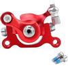 NHABXGDS Freno a Disco con Cuscinetto per Scooter per Bici Pieghevole per Scooter, Adatto a rotori da 120 mm e 140 mm, Rotazione a 360° da Sinistra a Destra(140mm)
