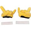 Generic Decorazione Casco Sci Peluche Divertenti A Forma Di Gesti Originali