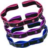 Chewtoyo 3 fasce elastiche numeriche, cinghie elastiche per allenamento a 8 sezioni, 4,1 x 90 cm, fascia per esercizi yoga per fitness, modellamento del corpo, forza muscolare e flessibilità, poliestere e