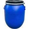 GZHERVICES Fusto In Plastica Blu, Barile Per Spedizioni Con Coperchio, Fusto A Apertura Totale (tipo lab Pack) In HDPE Resistente E Leggero, Adatto Alla Conservazione Di Acqua E Alimenti E All'uso(White-B)