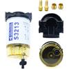 AYZLGAA for M-e-r-c-u-r-y Omc Motore Marino Barca 10 Micron Kit Filtro del Carburante Separatore di Acqua di Montaggio Fuoribordo S3213 S3227 R12t(R12T)