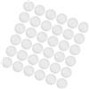minkissy 100 Pezzi Palline da Ping Pong in Plastica Bianca Effetto Luminoso per attività Ricreative e Giochi All'aperto Sicure e Versatili