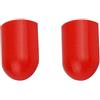 Grsrkep Supporto per Supporto per Piede Scooter Protettivo per cavalletto Compatibile con M365/Pro Ninebot ES1 MaxG30 Rosso 2 Pezzi