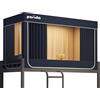 Generic Tenda portatile per letto, leggera baldacchino con tende oscuranti per privacy, campeggio e viaggi