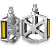AUTOUTLET Pedali Bici CNC Alluminio Antiscivolo 2 Cuscinetti 1 DU 9/16