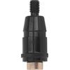 Generic Adattatore Universale a Vite Antirotazione per Connettore Pod per Asta da Pesca da 8 Mm per Accessori da Pesca Lega di Alluminio Leggera Antiruggine (rosso)