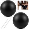 WhizNook 2 Pezzi Palla Pilates Piccola da 23-25 cm, Palla Yoga Piccola con Pompa Inclusa, Softball Pilates Antiscivolo e Anti-Scoppio, Ideali per Esercizi di Equilibrio, Stretching e Allenamento Del Core