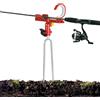 Generic Supporto per canna da pesca da barca, supporto per canna da pesca con picchetti, supporto per canna da pesca su ghiaccio, per barca, kayak, pontone, spiaggia, riva