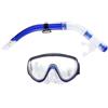 POENVFPO Maschera Subacquea, Set di Attrezzatura per Snorkeling per Adulti con Maschere in Vetro Temperato e Tubo di Respirazione Semi-secco (GREEN)
